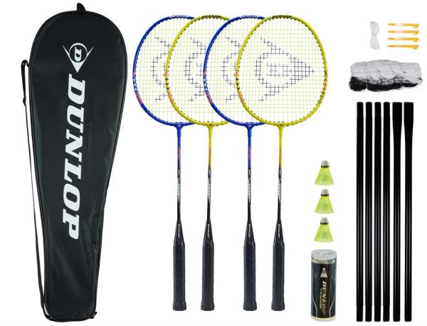 Dunlop Nitro-Star SSx 1.0 4er Badminton Set